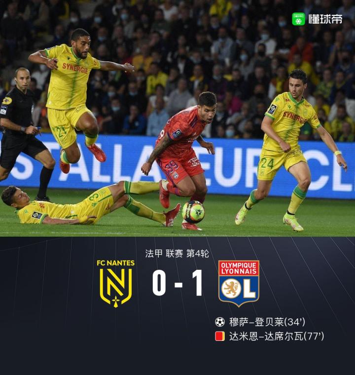 包含里昂客场大胜南特,继续登顶法甲积分榜的词条 包含里昂客场大胜南特,继续登顶法甲积分榜的词条